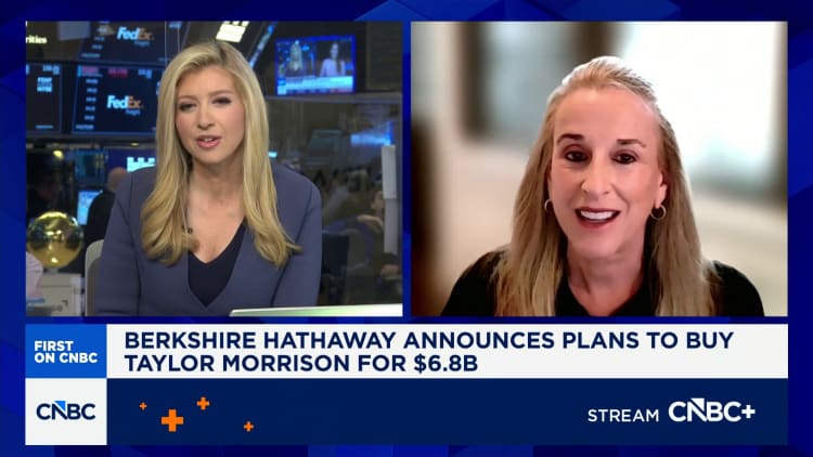 Taylor Morrison CEO says Berkshire Hathaway deal marks ‘a very exciting time’ for the company