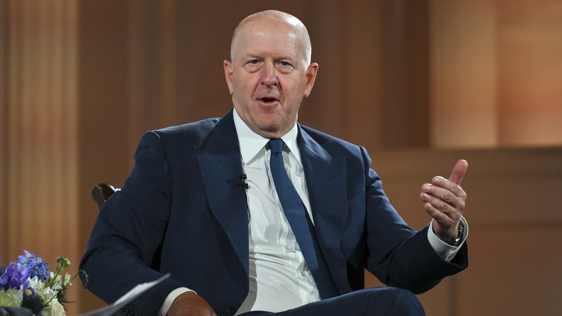 Goldman Sachs CEO David Solomon says markets are in ‘greed’ mode as AI companies seek billions