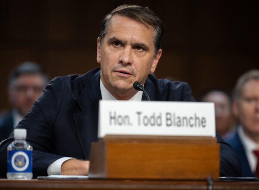 Todd Blanche attorney general nomination on edge as Cornyn questions Trump-IRS settlement