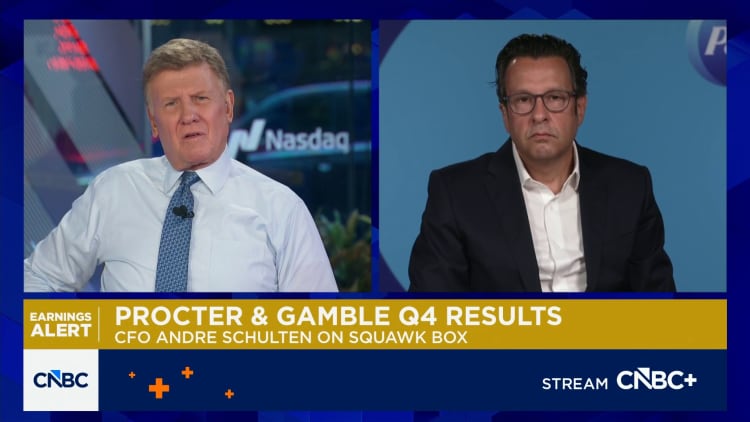 P&G CFO Andre Schulten on Q4 results: Highest productivity number delivered in about a decade