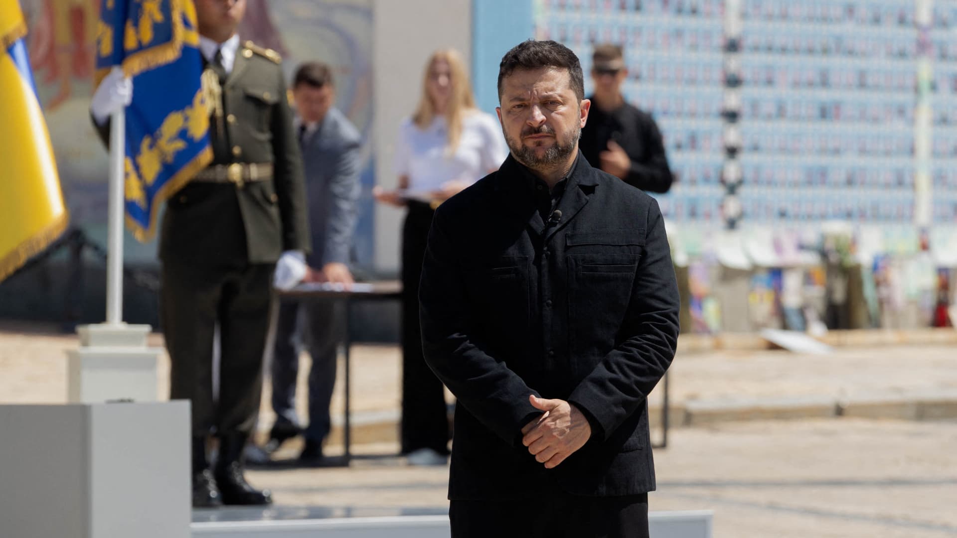 Ukraine’s Zelenskyy ousts defense minister in surprise shake-up as protest calls emerge