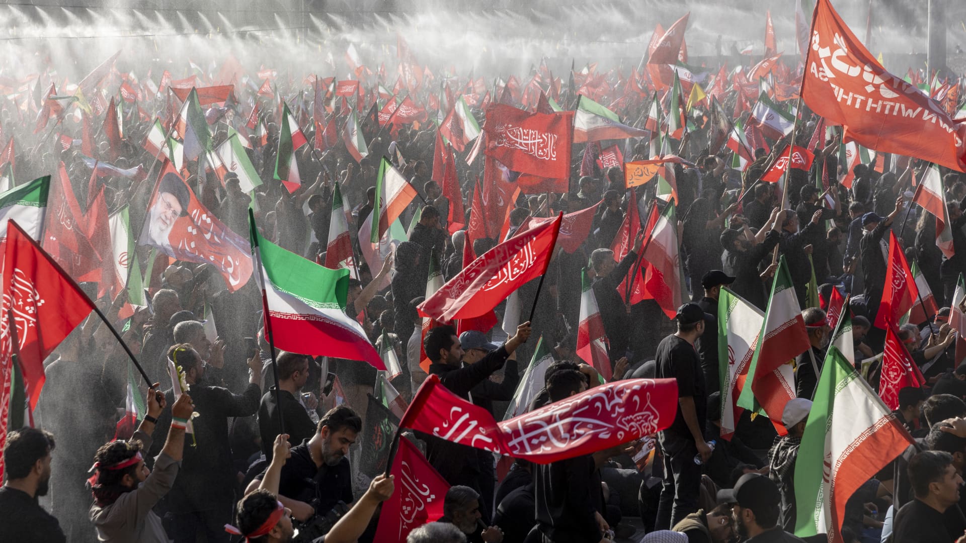 Three sons of Iran’s slain leader Khamenei appear at funeral, not his successor