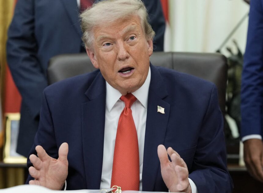 Trump says sanctions bill should include tariffs on Iran, despite ‘trivial’ trade with U.S.