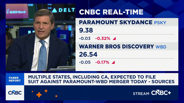 Faber Report: Paramount-WBD merger expected to face lawsuit from multiple states, sources say