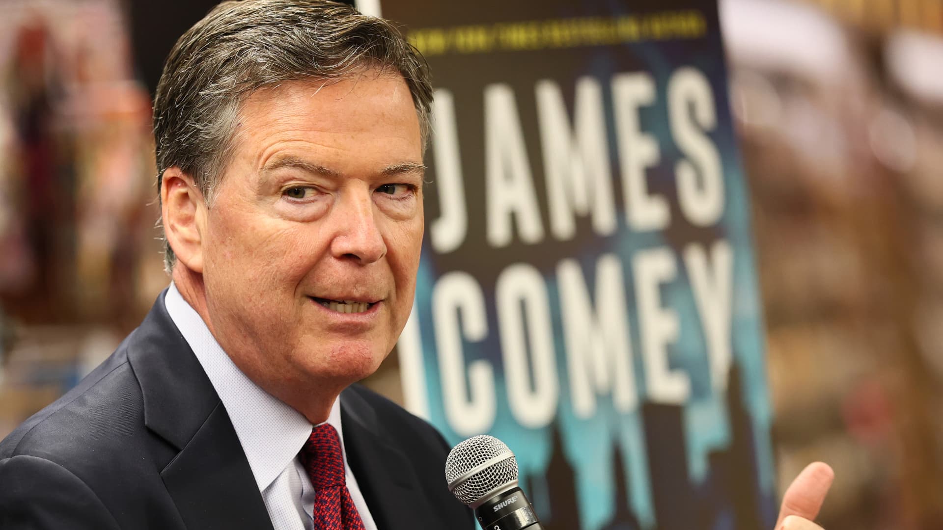 DOJ cites Comey’s novel in urging judge not to toss ’86 47′ seashells threat to Trump case