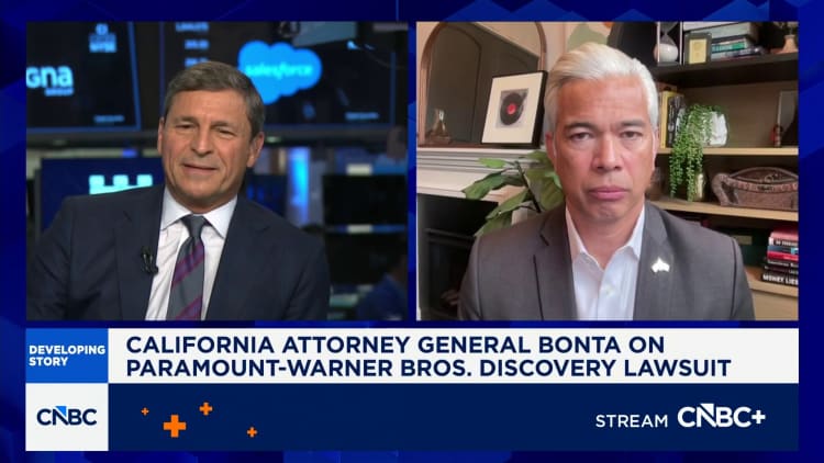 Watch CNBC's full interview with California Attorney General Rob Bonta