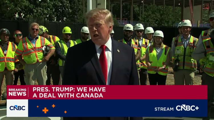 President Trump: We have a deal with Canada