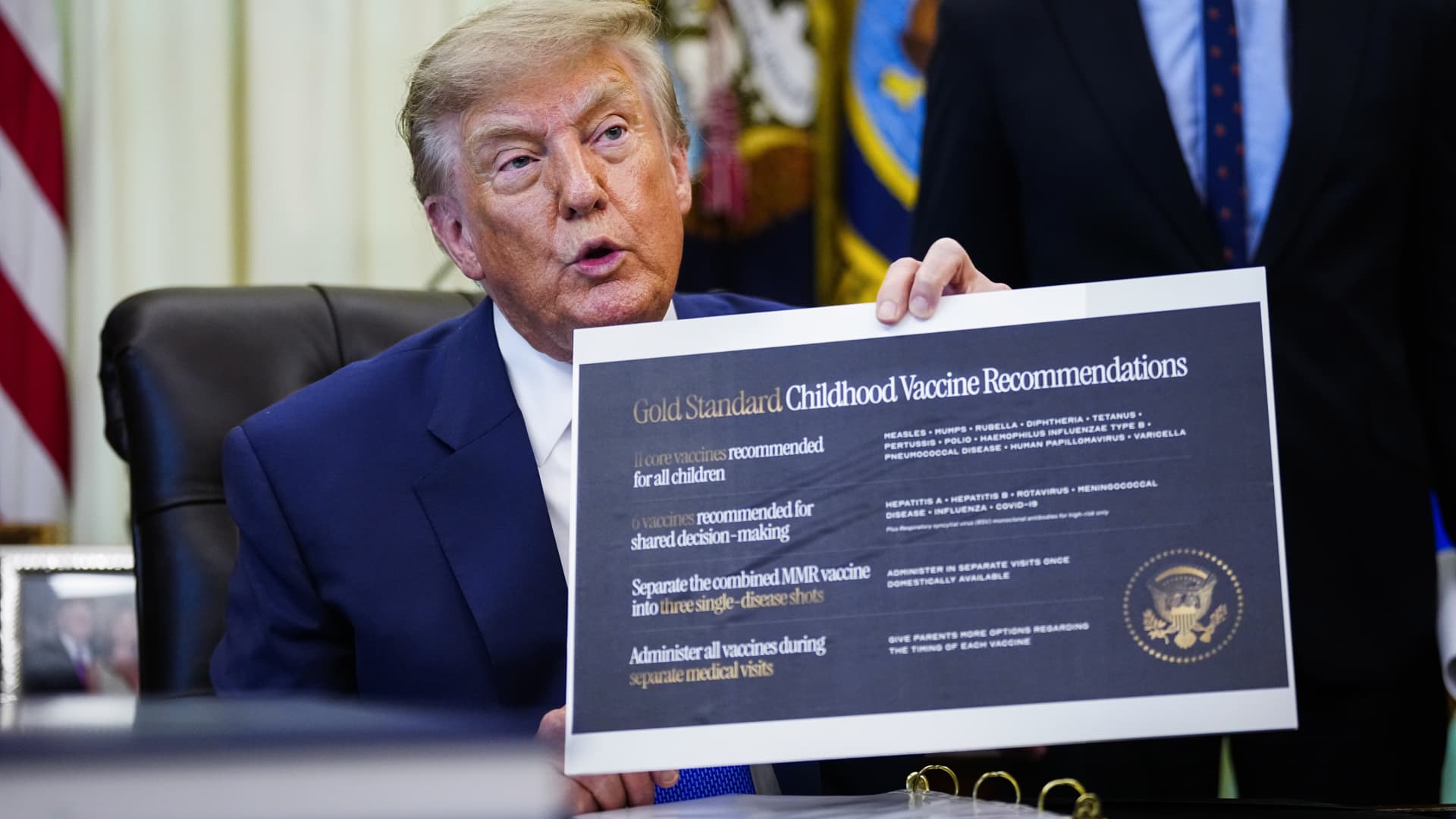Trump wants to split the MMR vaccine. Experts say that’s unlikely — and comes with consequences