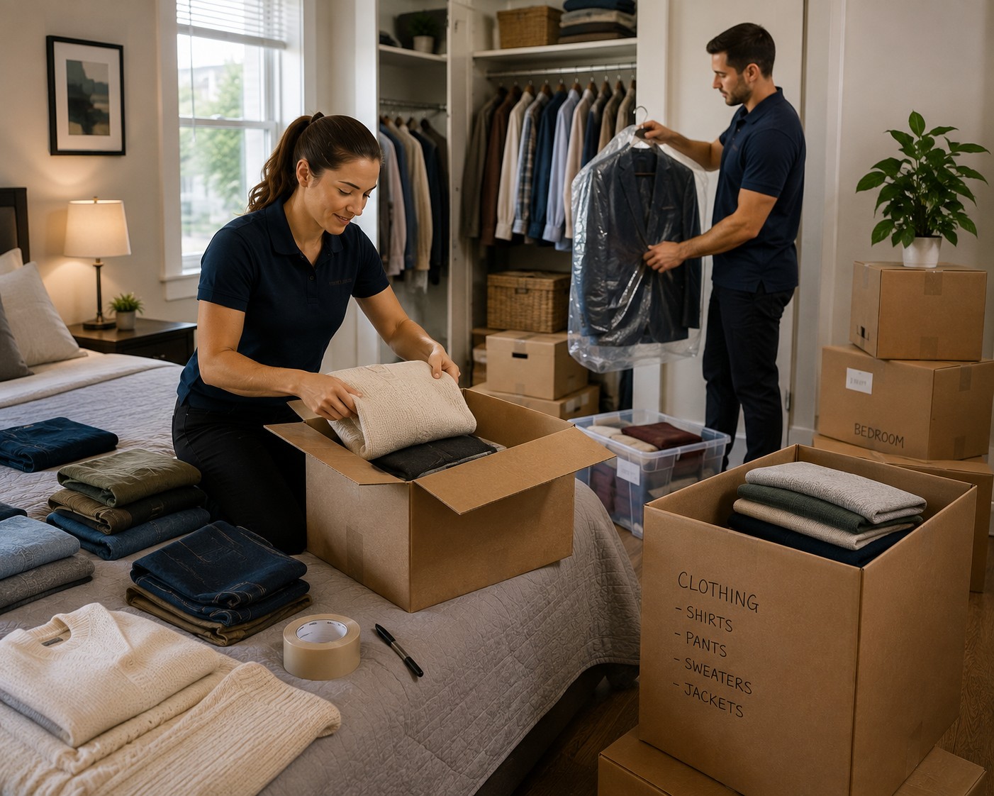 A Smarter Wardrobe Move: Packing Clothing Without the Chaos
