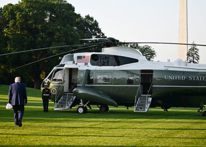 FAA says Marine One was briefly too close to passenger airplane