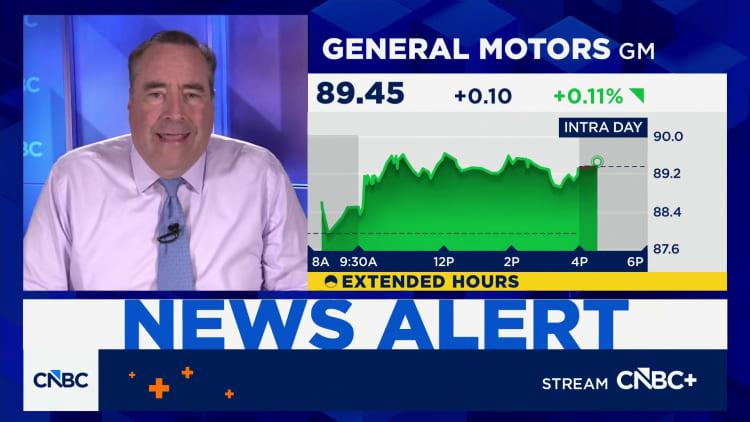 GM creates purchase facility, securing future inventory