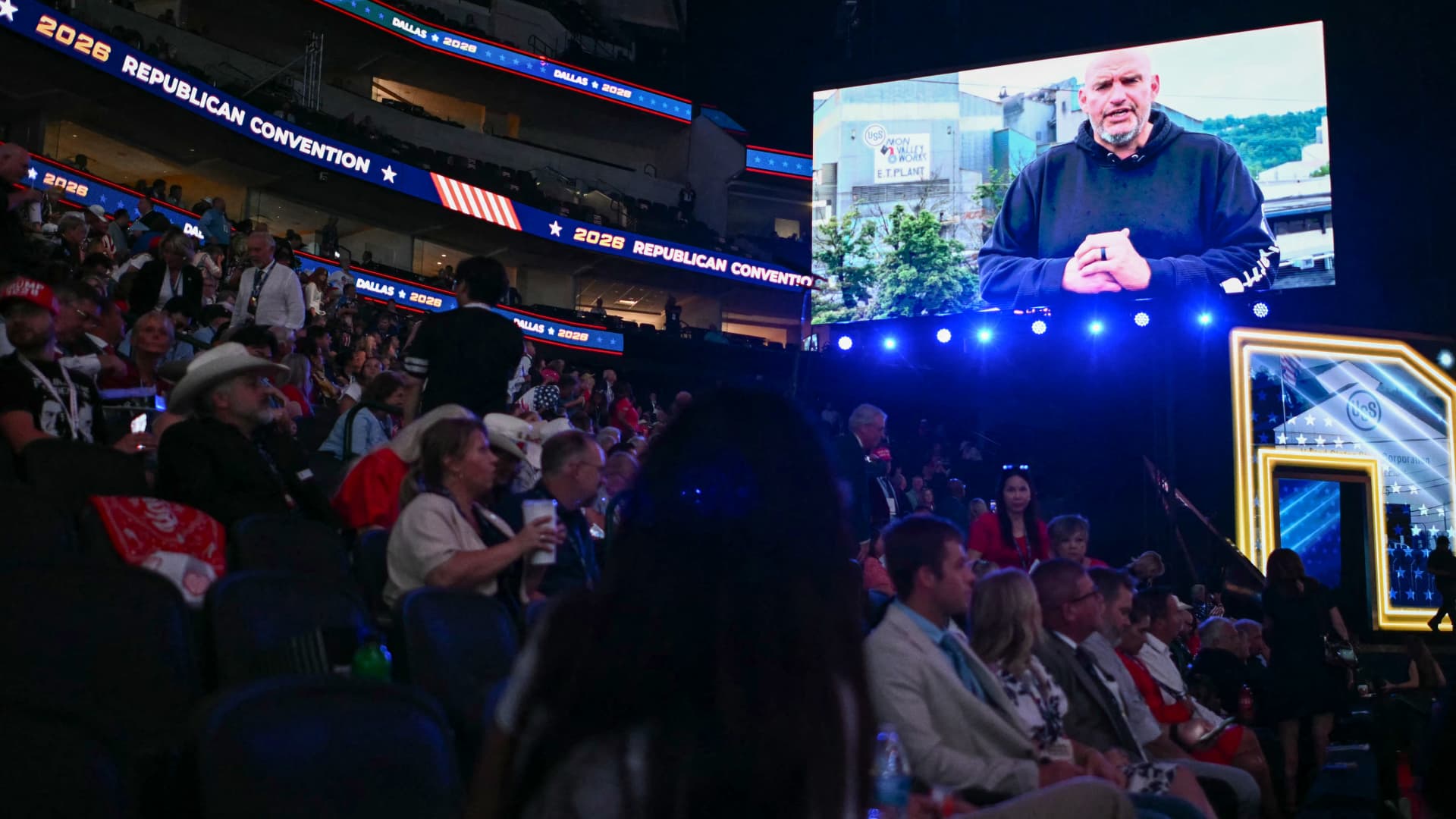 Democratic Sen. John Fetterman makes surprise video appearance at GOP midterm convention