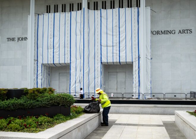 Judge blocks Kennedy Center board from putting Trump’s name on plaza, building