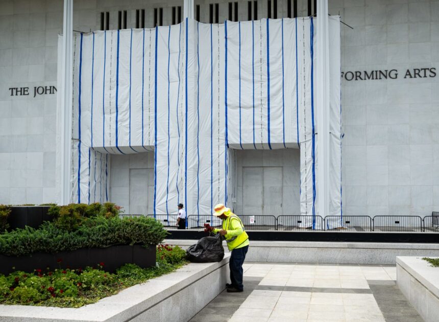 Judge blocks Kennedy Center board from putting Trump’s name on plaza, building