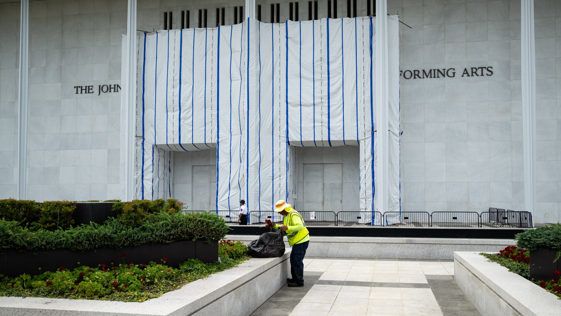 Judge blocks Kennedy Center board from putting Trump’s name on plaza, building