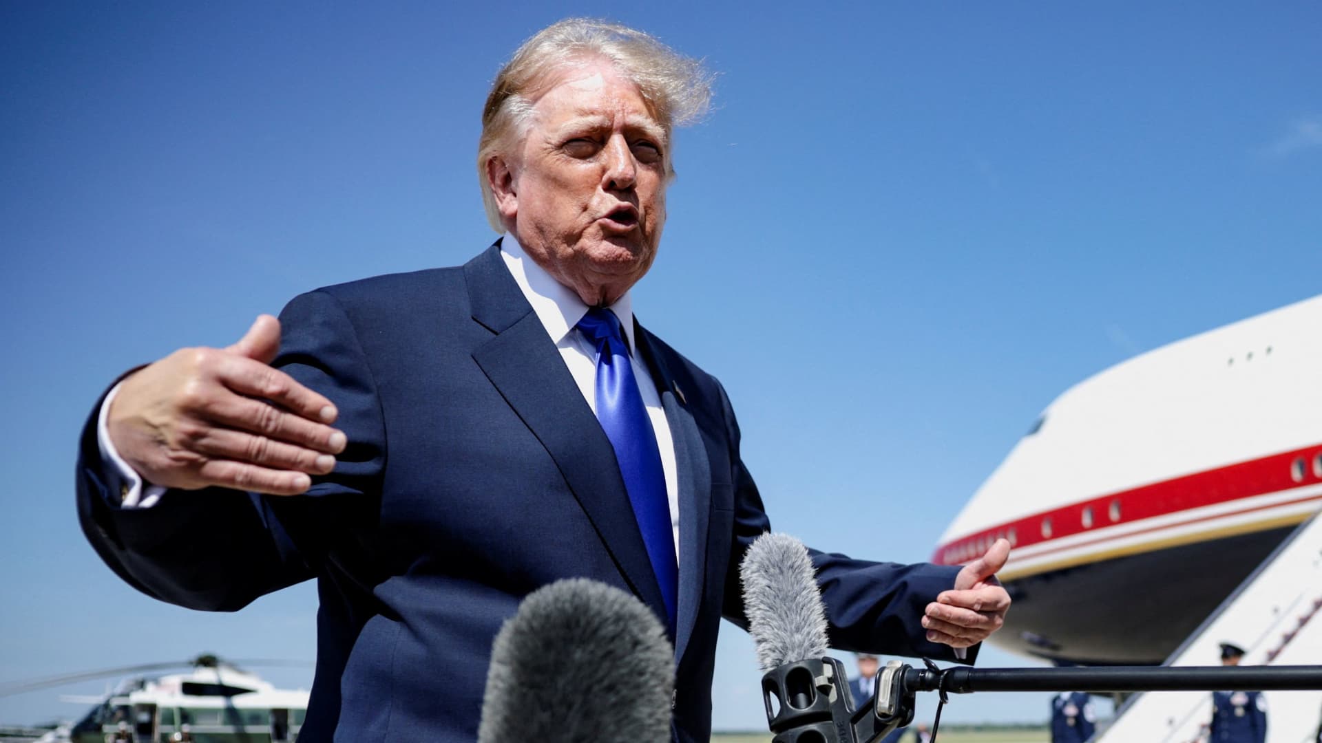 Trump says oil and gas prices won’t fall until ‘right after’ midterm election
