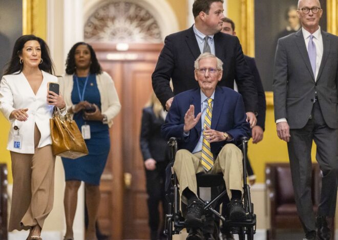 Mitch McConnell returns to Senate after three-month health absence
