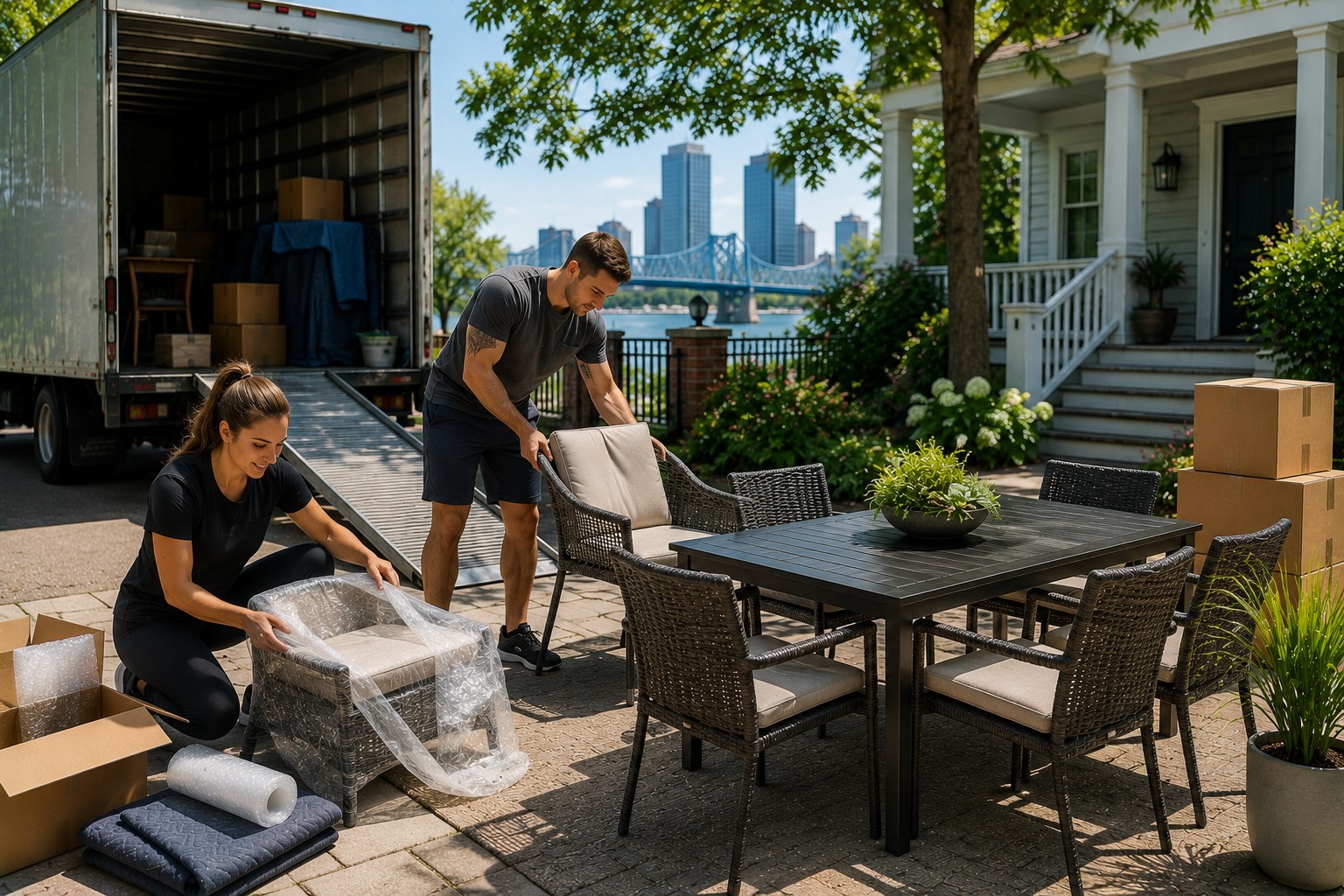 Jacksonville Movers for Outdoor Dining Furniture: A Safer Way to Move Patio Sets