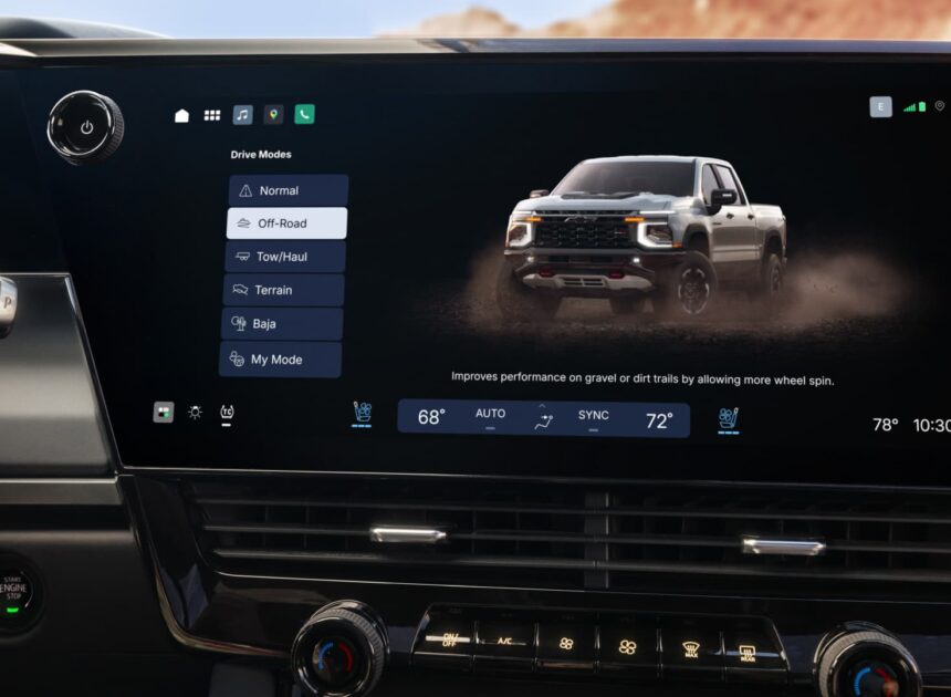 GM launching new customer software experience with redesigned Chevy, GMC pickups