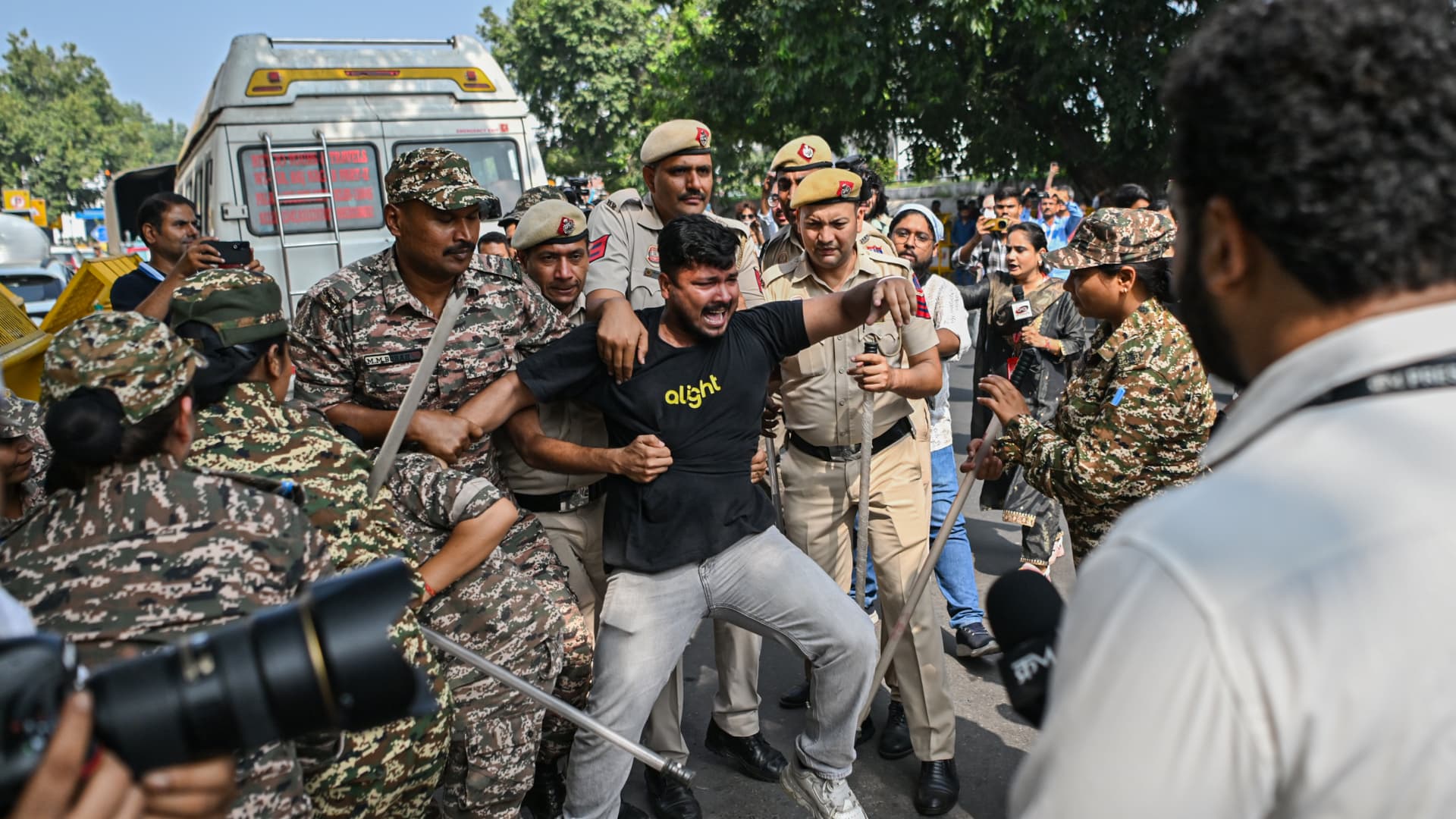 India detains youth protest leader to defuse rally against election chief