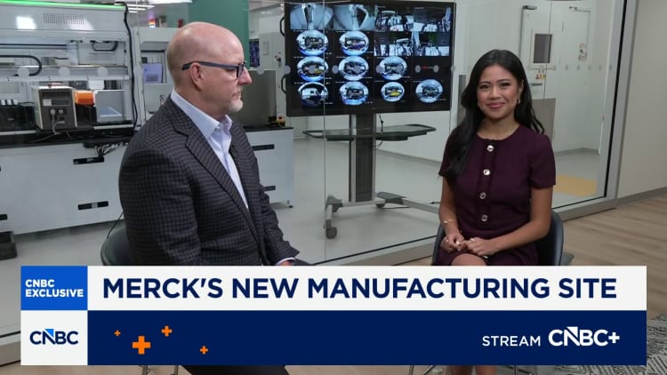 Merck CEO Davis on new manufacturing site: Will meaningfully accelerate getting drugs to patients