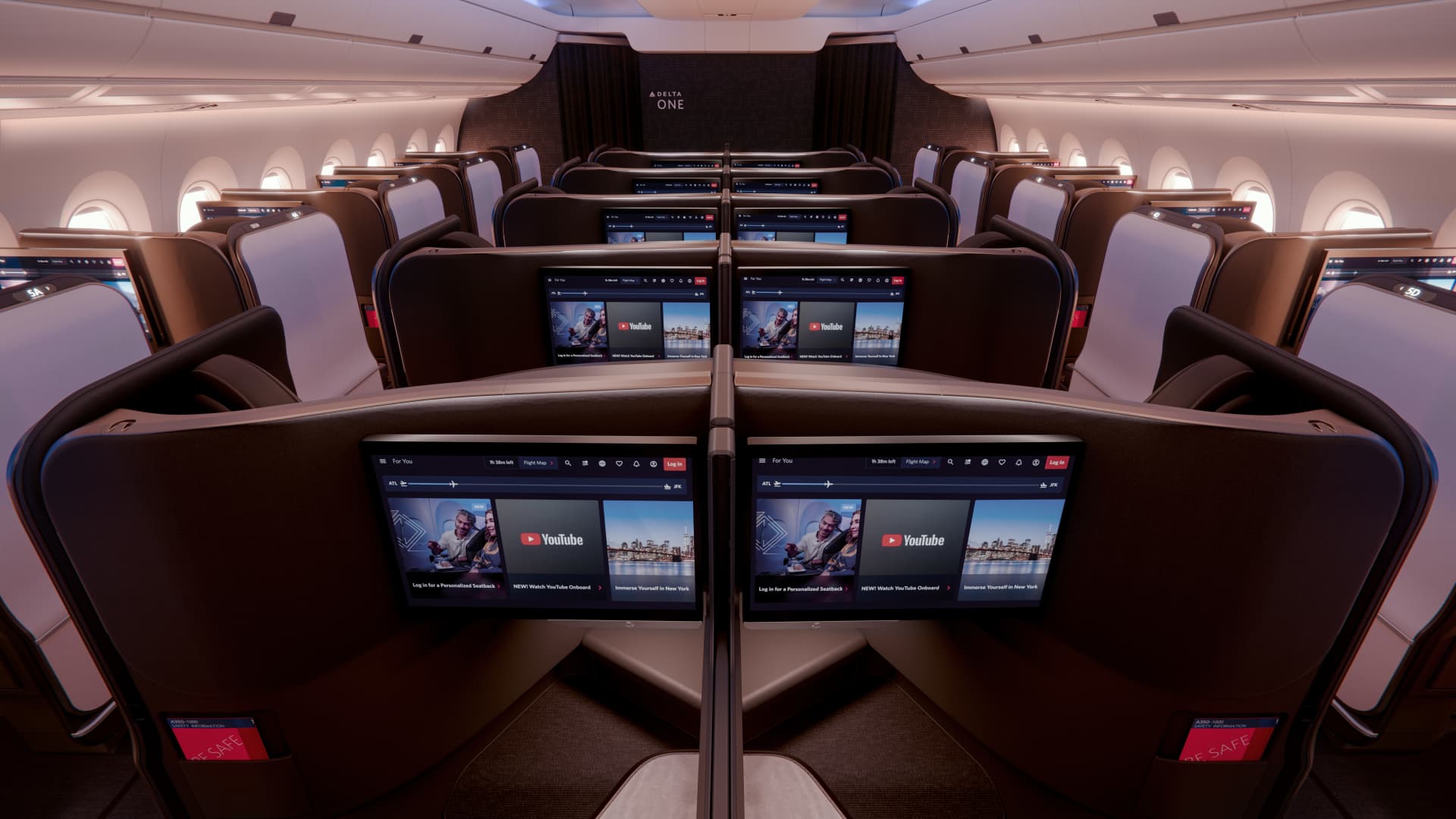 Delta’s business-class revamp: New seats, menus, plates and more Porsches