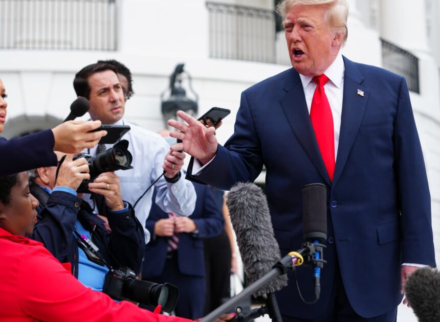 Trump says he is ‘going to look at’ joining Saudi Arabia in the fight against Iran-backed Houthis after deadly airport strike